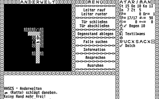 Anderwelten atari screenshot